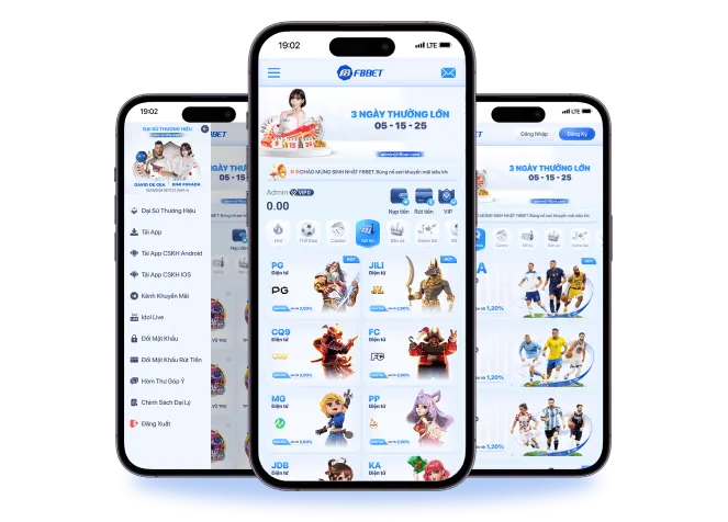 Giao diện ứng dụng bet169 trên điện thoại di động
